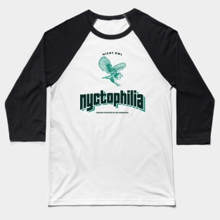 Nyctophilia - Night Owl Baseball T-Shirt